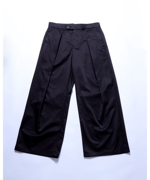 Ruze スラックス Double tuck wide slacks / ダブルタック ワイド