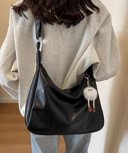 ショルダーバッグ バッグ 2WAYフェイクレザーショルダーバッグ