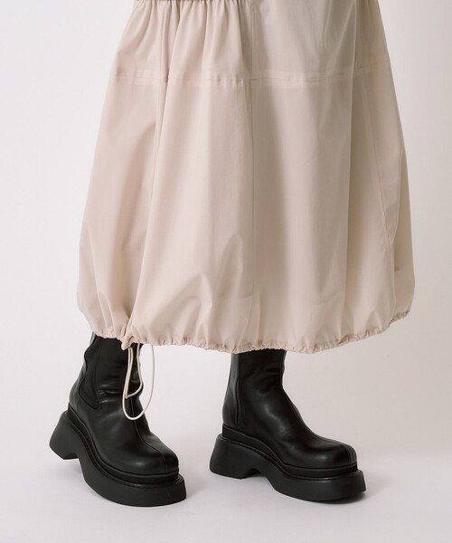 ドロストバルーンスカート ユナイテッドトウキョウ セール】ドロストバルーンスカート｜ウォッシャブル/撥水/秋服/冬服