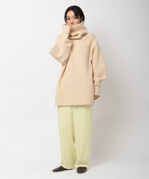 「ETRE TOKYO」 タートルネックニット FREE ピンク レディース_画像8
