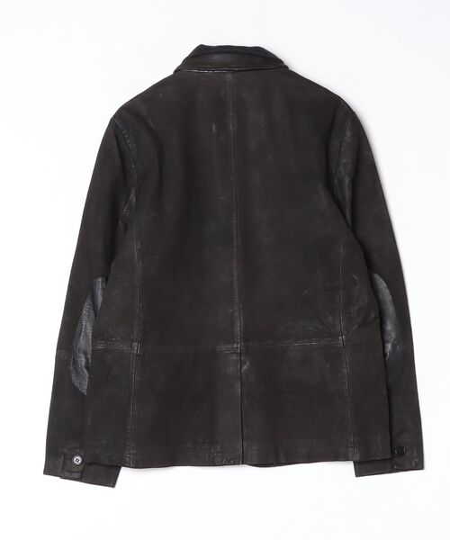 革ジャン ライダース ALLSAINTS SURVEY LTHR BLAZER メンズの画像