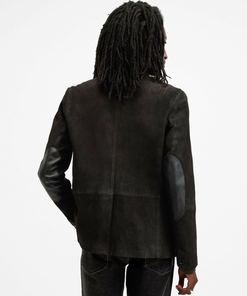 革ジャン ライダース ALLSAINTS SURVEY LTHR BLAZER メンズの画像