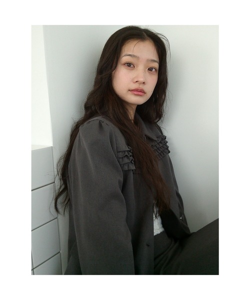 Smyeon コート アウター Frill compact jacket/フリルデザイン