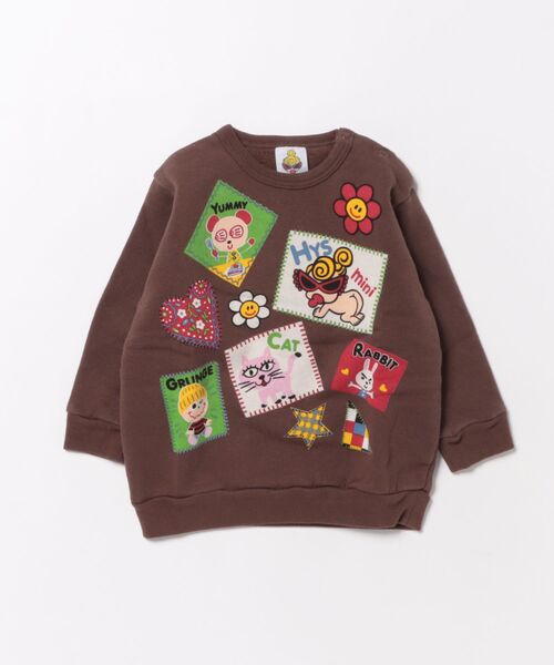 HYSTERIC MINI（ヒステリックミニ） トレーナー SCRAP PATCHWORK 裏毛