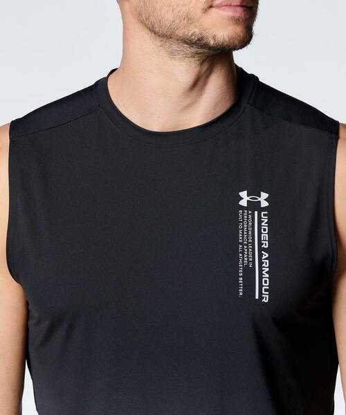 UNDER ARMOUR（アンダーアーマー） ノースリーブトップス L ブラック