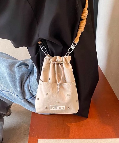 「pumpkin port」 ショルダーバッグ FREE グレー レディース_画像6