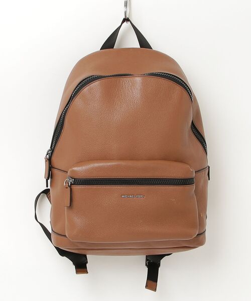 MICHAEL KORS ブラウンレザーリュック MICHAEL KORS（マイケルコース） リュック FREE ブラウン メンズ