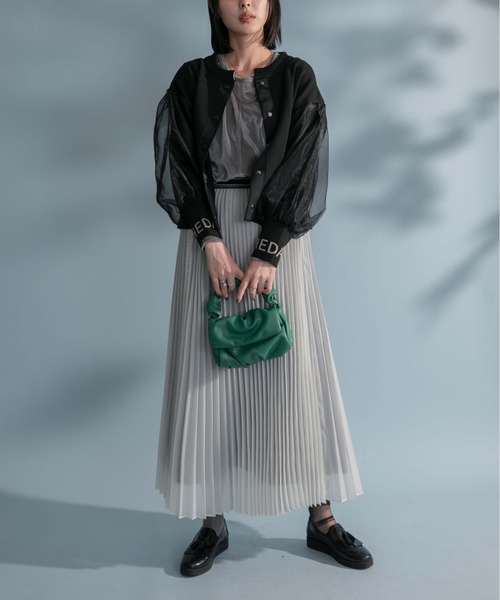 「Eimee Law」 ニットカーディガン 38 ライトベージュ レディース_画像5
