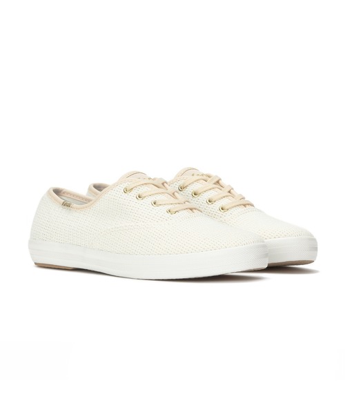 ホワイト 100%コットン メッシュ　ケット　大幅値下げ中です！ Keds（ケッズ） ウォーキングシューズ スニーカー チャンピオン