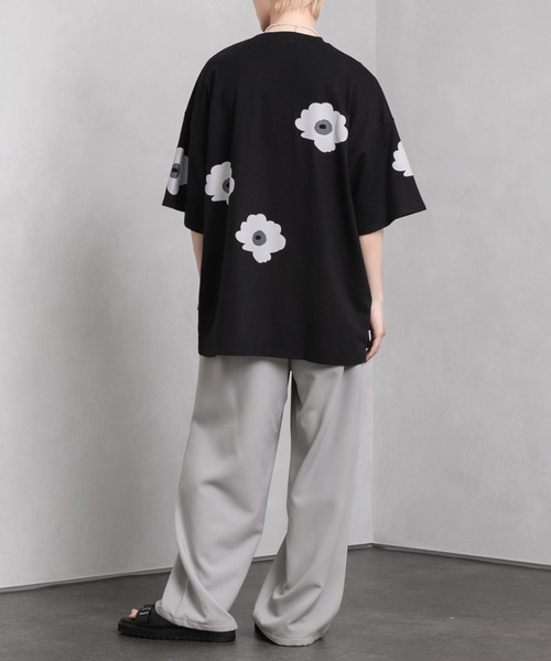 「Adoon plain」 半袖Tシャツ MEDIUM ブルー メンズ_画像4