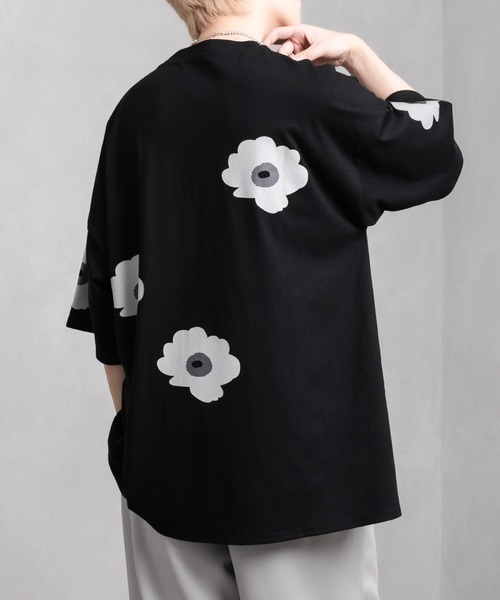 「Adoon plain」 半袖Tシャツ MEDIUM ブルー メンズ_画像5