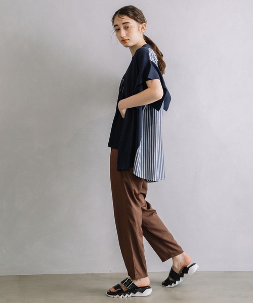 「MARECHAL TERRE」 ニットカーディガン MEDIUM ネイビー レディース_画像5