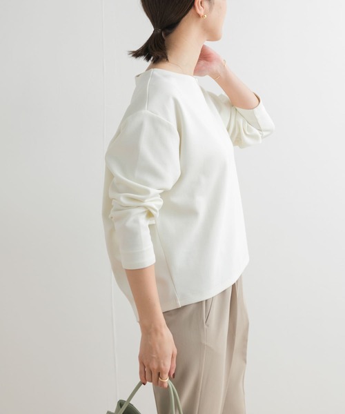 「URBAN RESEARCH DOORS」 長袖カットソー MEDIUM ネイビー レディース_画像5