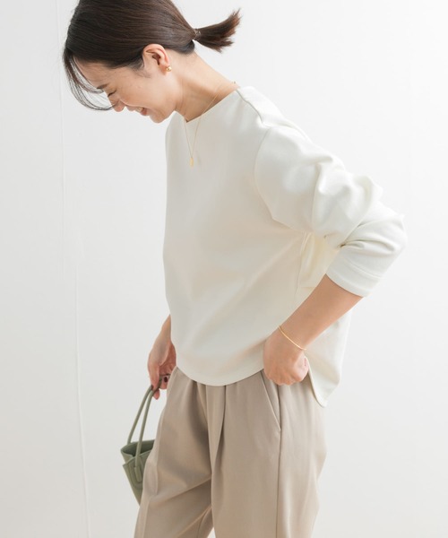 「URBAN RESEARCH DOORS」 長袖カットソー MEDIUM ネイビー レディース_画像7