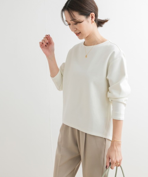 「URBAN RESEARCH DOORS」 長袖カットソー MEDIUM ネイビー レディース_画像9