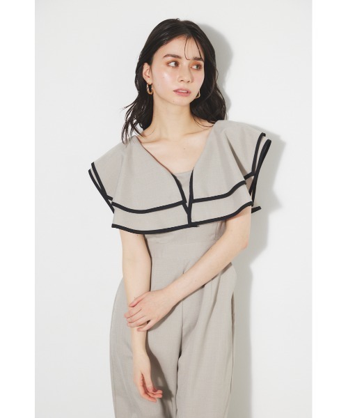 「rienda」 オールインワン SMALL ブラック レディース_画像3