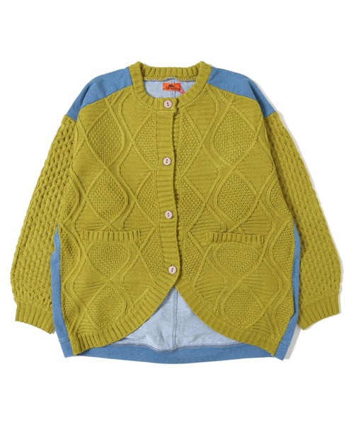 「KRIFF MAYER Lady's Collection」 カーディガン MEDIUM ライトグレー レディース_画像2