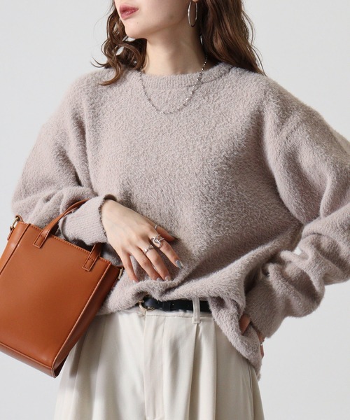 「FUNALIVE」 「Cathy's closet」長袖ニット M ダークネイビー メンズ_画像7