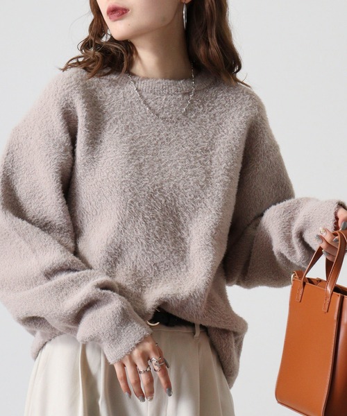 「FUNALIVE」 「Cathy's closet」長袖ニット M ダークネイビー メンズ_画像8