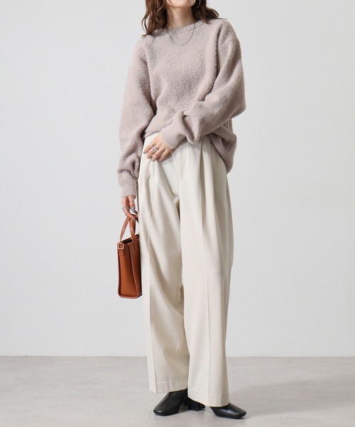 「FUNALIVE」 「Cathy's closet」長袖ニット M ダークネイビー メンズ_画像9