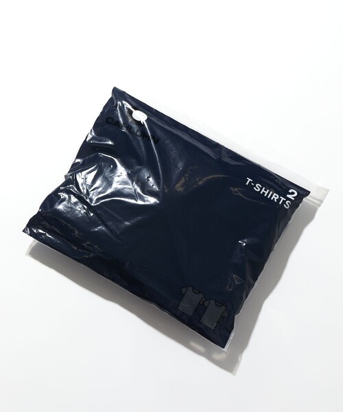「CAHLUMN」 半袖Tシャツ SMALL ネイビー メンズ_画像2