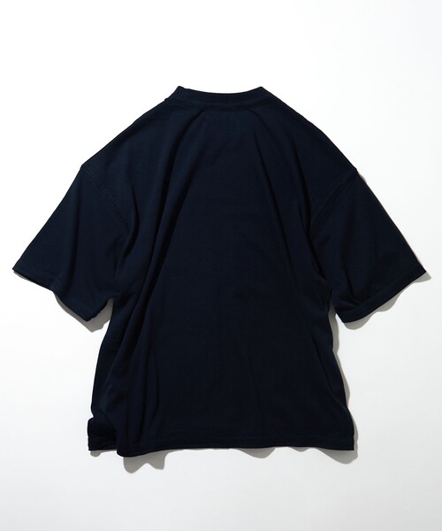 「CAHLUMN」 半袖Tシャツ SMALL ネイビー メンズ_画像3