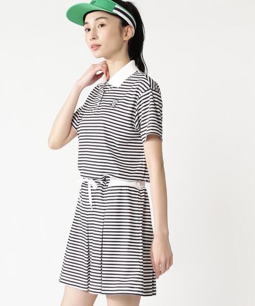 PEARLY GATES ボーダーワンピース PEARLY GATES（パーリーゲイツ） ワンピース 「PEARLY GATES」ボーダー