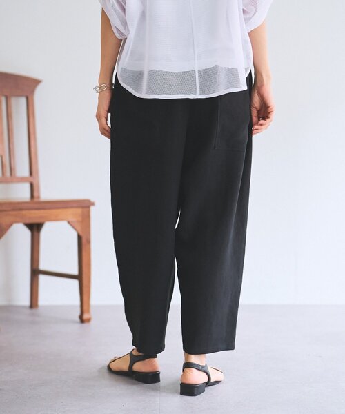 BEARDSLEY（ビアズリー） パンツ リネンバレルパンツ レディース