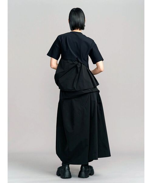 UN3D.（アンスリード） ロング スカート 夏 SIDE LINE TUCK SKIRT