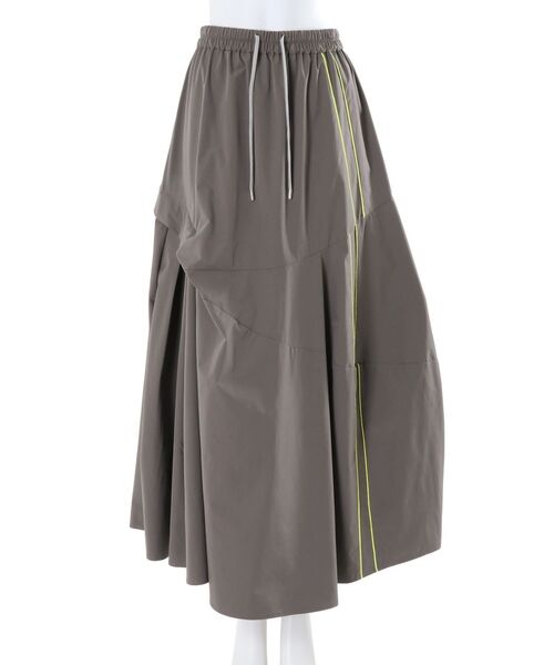 UN3D.（アンスリード） ロング スカート 夏 SIDE LINE TUCK SKIRT