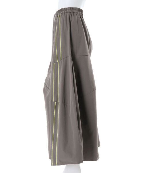 UN3D.（アンスリード） ロング スカート 夏 SIDE LINE TUCK SKIRT