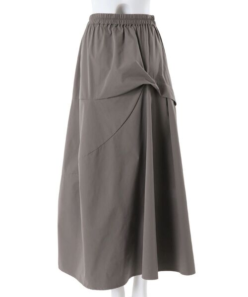 UN3D.（アンスリード） ロング スカート 夏 SIDE LINE TUCK SKIRT