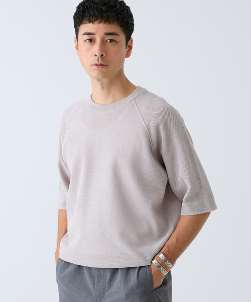 EDIFICE（エディフィス） tシャツ ドライコットン ハーフスリーブ