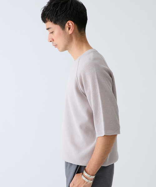 EDIFICE（エディフィス） tシャツ ドライコットン ハーフスリーブ