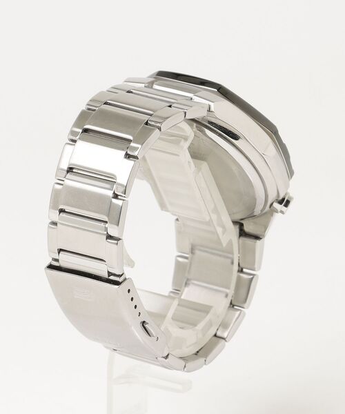 「EDIFICE(CASIO)」 アナログ腕時計 FREE ブラック×グリーン メンズ_画像2