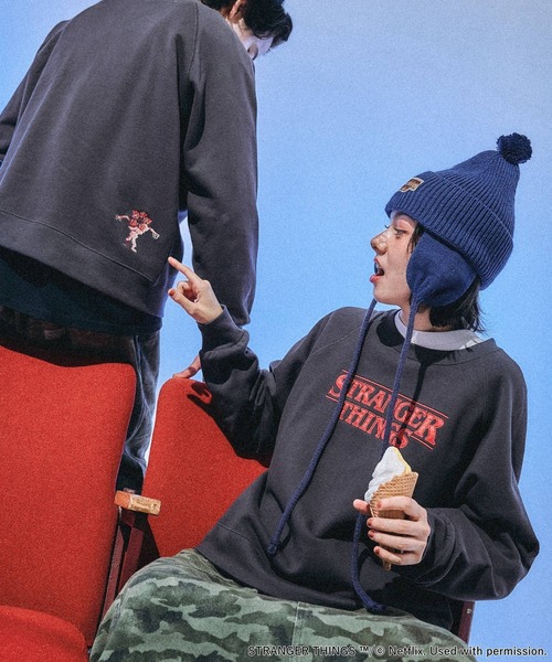 niko and…（ニコアンド） スウェットカットソー「strangerthingsコラボ 