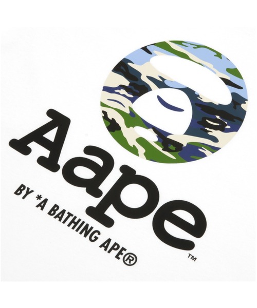 tシャツ AAPE BASIC TEE メンズの画像