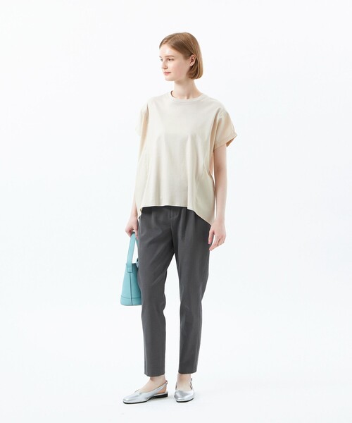 「MACKINTOSH PHILOSOPHY」 半袖カットソー 36 オフホワイト レディース_画像4