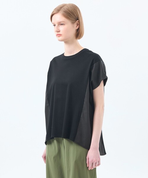 「MACKINTOSH PHILOSOPHY」 半袖カットソー 36 オフホワイト レディース_画像6