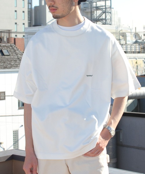 「GYMPHLEX」 半袖Tシャツ S チャコールグレー メンズ_画像3
