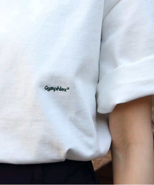 「GYMPHLEX」 半袖Tシャツ S チャコールグレー メンズ_画像6