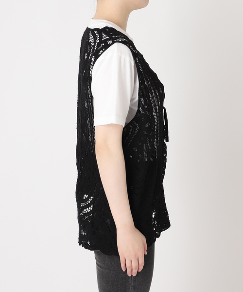 JOURNAL STANDARD relume レースジレ ブラック☆新品未着用 JOURNAL STANDARD relume（ジャーナルスタンダード レリューム