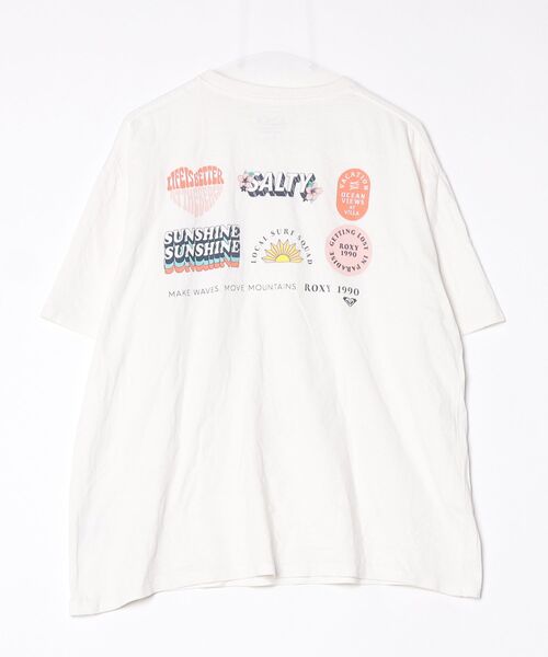 「ROXY」 半袖Tシャツ FREE ナチュラル レディース_画像2