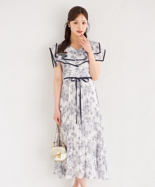「tocco closet」 ノースリーブワンピース M ピンク レディース_画像4