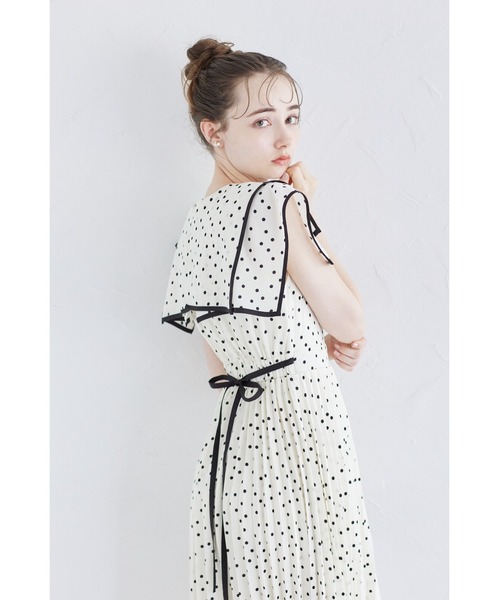 「tocco closet」 ノースリーブワンピース M ピンク レディース_画像9