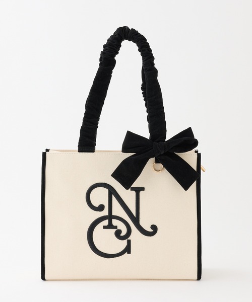 最終値下げNICE CLAUPバック one after another NICE CLAUP トートバッグ 「WEB限定」ロゴ刺しゅう