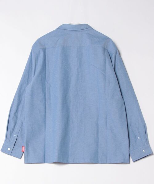 「Healthknit Product」 長袖シャツ M ネイビー メンズ_画像2