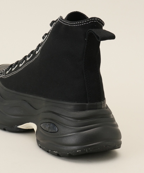 「CONVERSE」 ハイカットスニーカー 24.5cm ブラック レディース_画像6