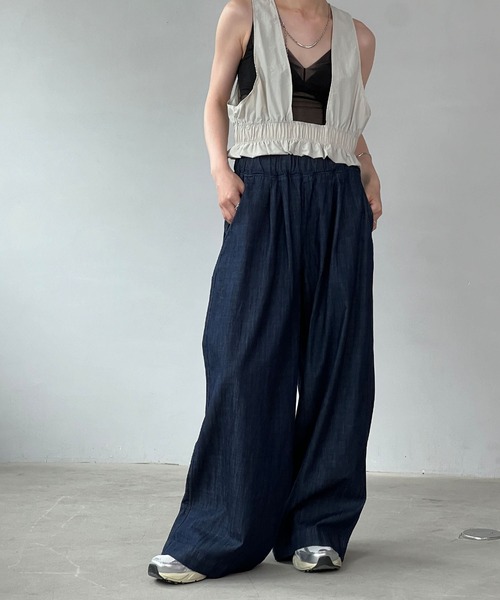 「chuclla」 デニムパンツ S ブルー レディース_画像2
