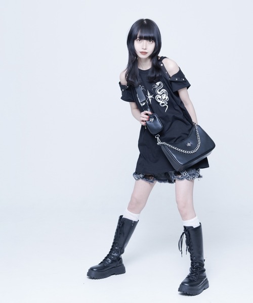 「REFLEM」 2WAYバッグ FREE シルバー レディース_画像9